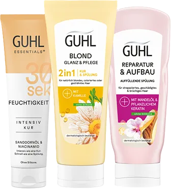 drei Guhl Spülungen