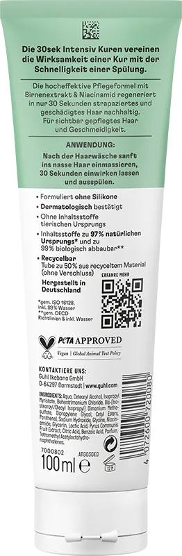 Guhl Essentials 30_sek Intensiv Kur Reparatur Rückseite