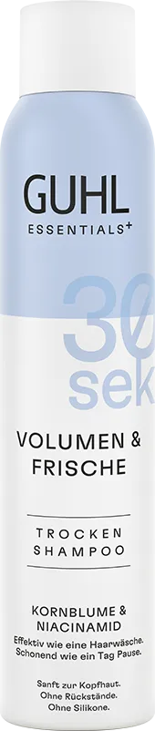 Guhl 30_sek Trockenshampoo Volumen & Frische Vorderseite