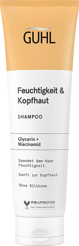 Guhl Essentials+ Feuchtigkeit & Kopfhaut Shampoo Vorderseite